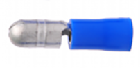 WIRE TERM 16-14GA .180 MALE BULLET VINYL